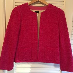 J Crew wool blend, lined jacket